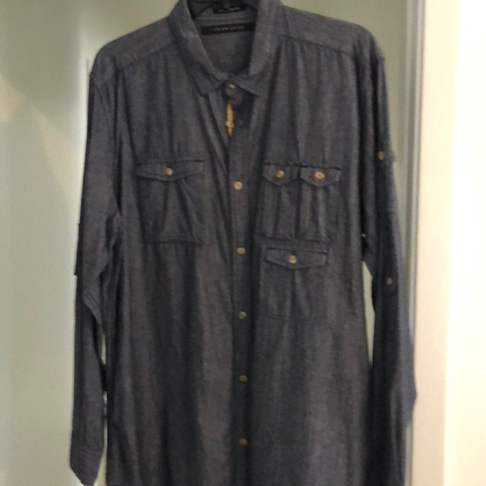 Sean John Denim color 3x button down